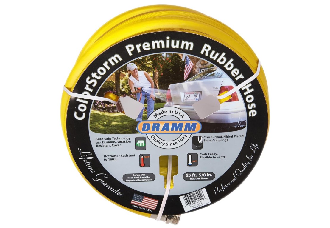 Dramm ColorStorm Premium Rubber Garden Hose