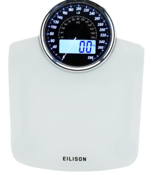 EILISON 2-in-1 Digital & Analog Bathroom Scale