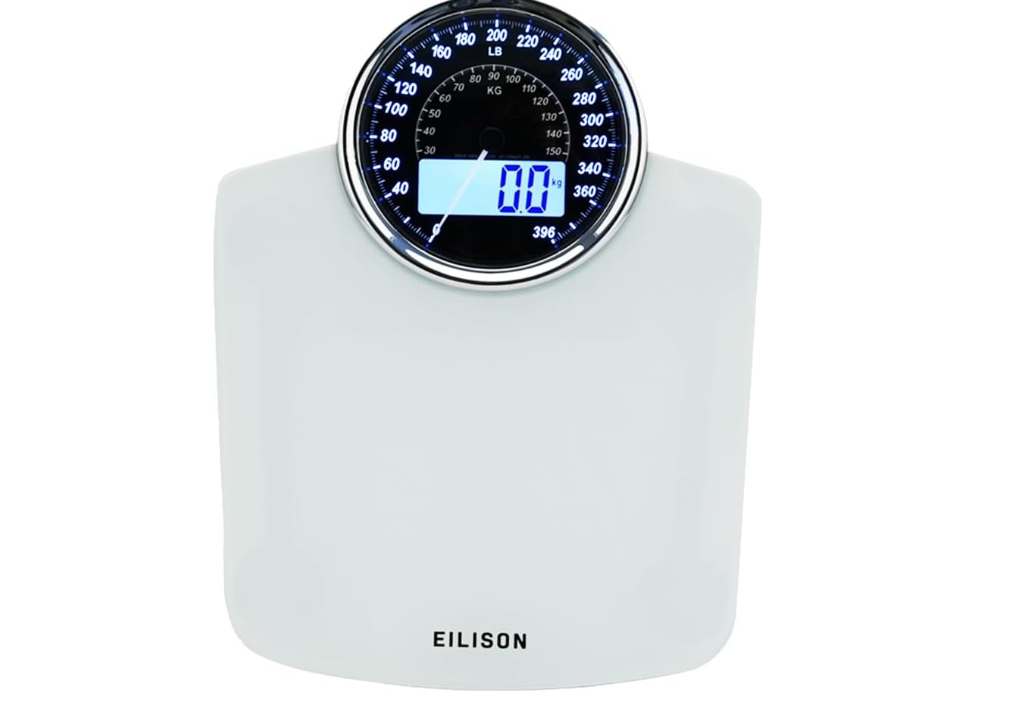 EILISON 2-in-1 Digital & Analog Bathroom Scale