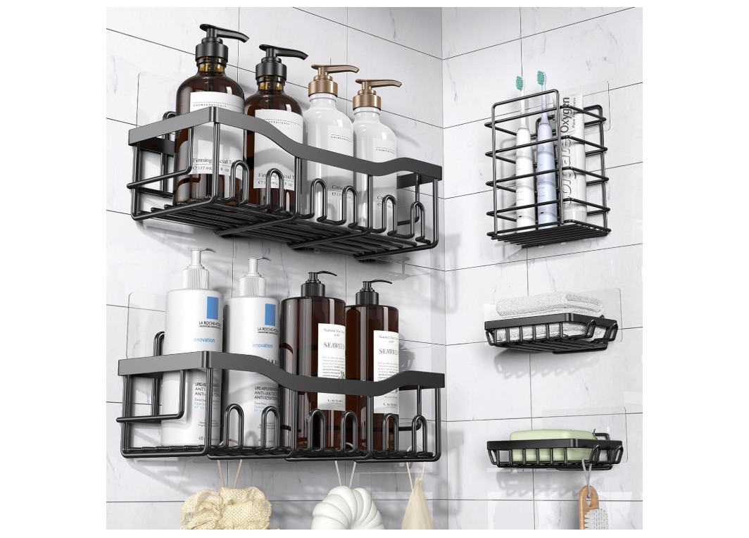 EUDELE Adhesive Shower Caddy