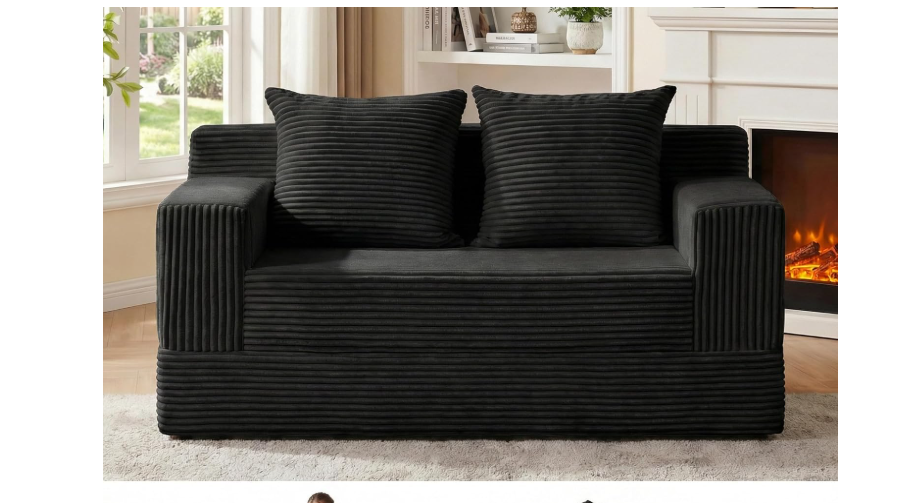 Erament Loveseat Boneless Convertible Sofa Bed