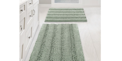 H.VERSAILTEX Sage Bathroom Rugs