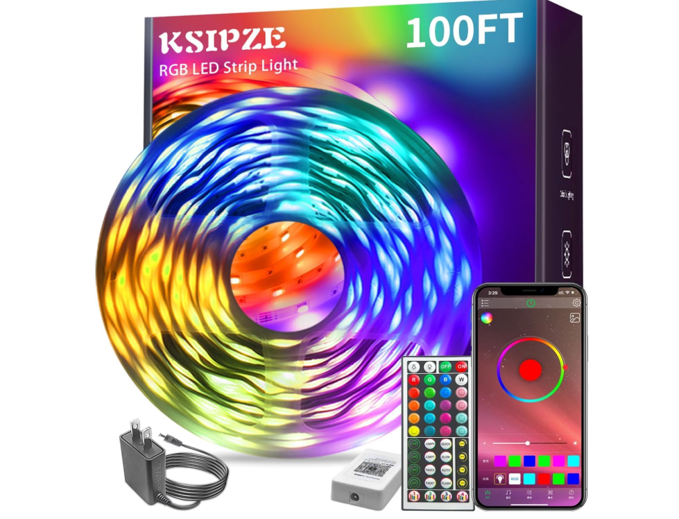 KSIPZE 100ft Led Strip Lights