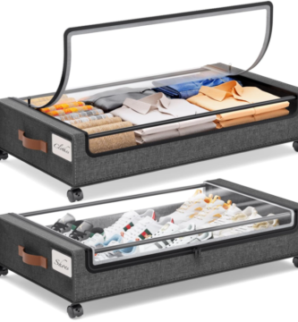 Yecaye Under Bed Storage with Wheels