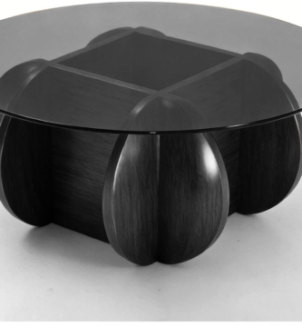 dnziqi Black Coffee Table