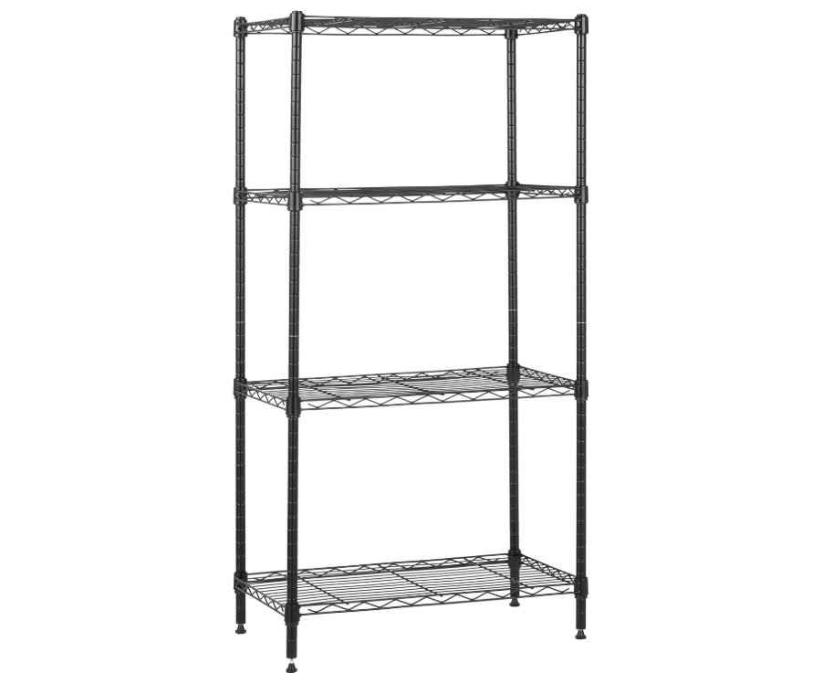 Amazon Basics 4-Shelf Steel Wire Storage Shelves