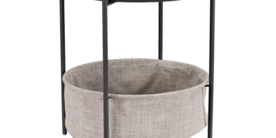 Amazon Basics Round Storage End Table