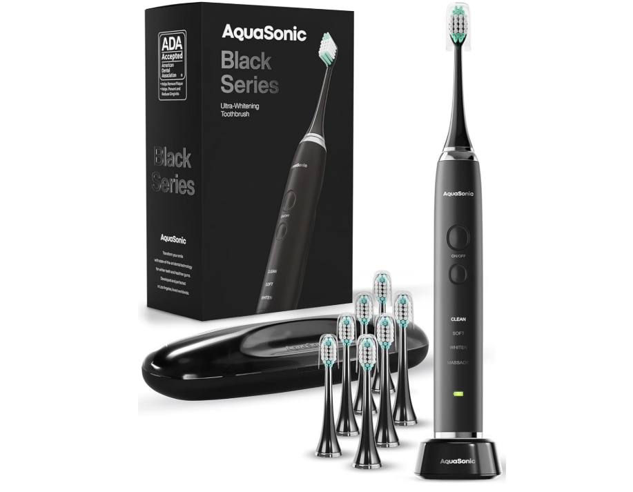 Aquasonic Black Series Ultra Whitening Toothbrush