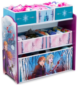 Disney Frozen II 6 Bin Design and Store Toy Organizer