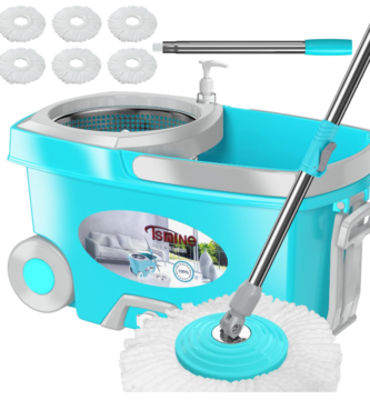 FunClean Large Spin Mop Bucket Set