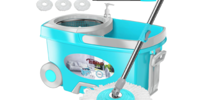 FunClean Large Spin Mop Bucket Set