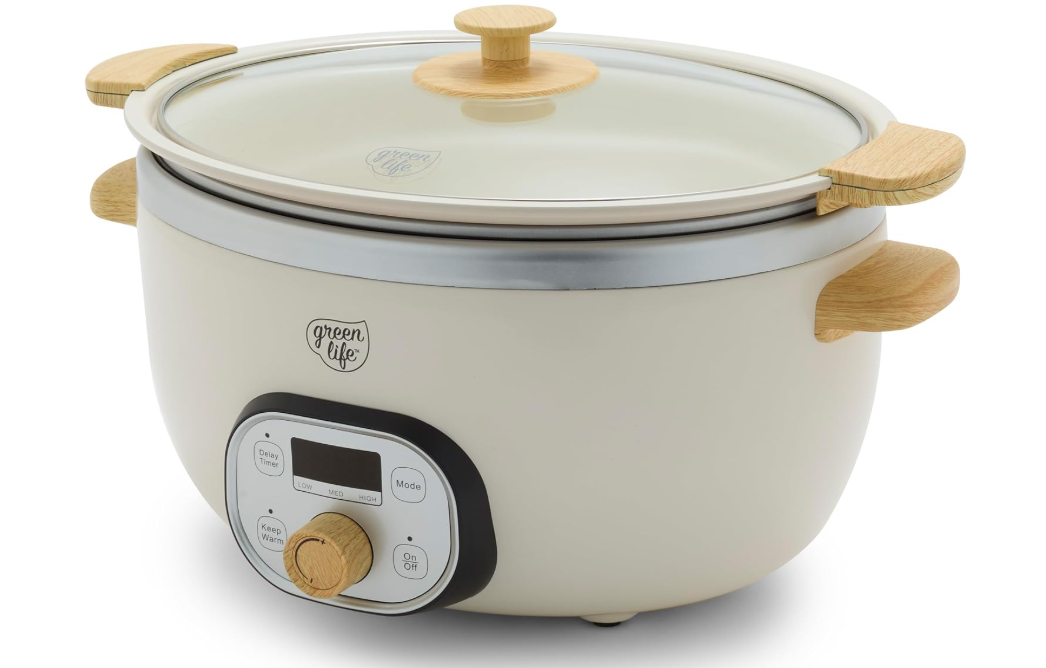 GreenLife 6-Quart Ceramic Nonstick Slow Cooker