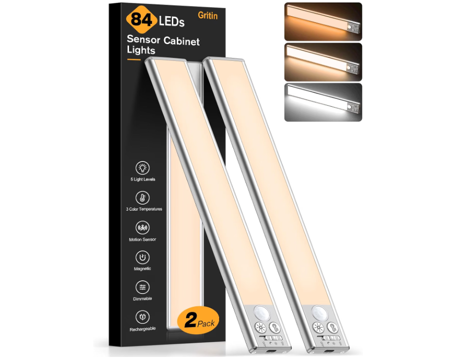 Gritin 10.2inch Under Cabinet Lighting