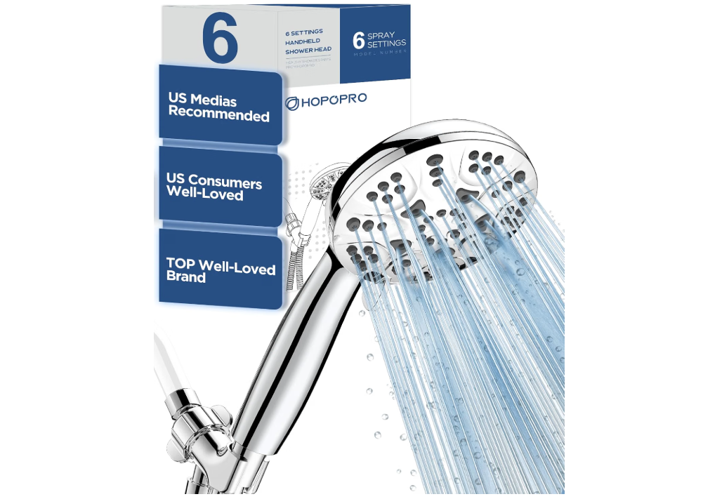HOPOPRO 6-Mode High Pressure Handheld Shower Head