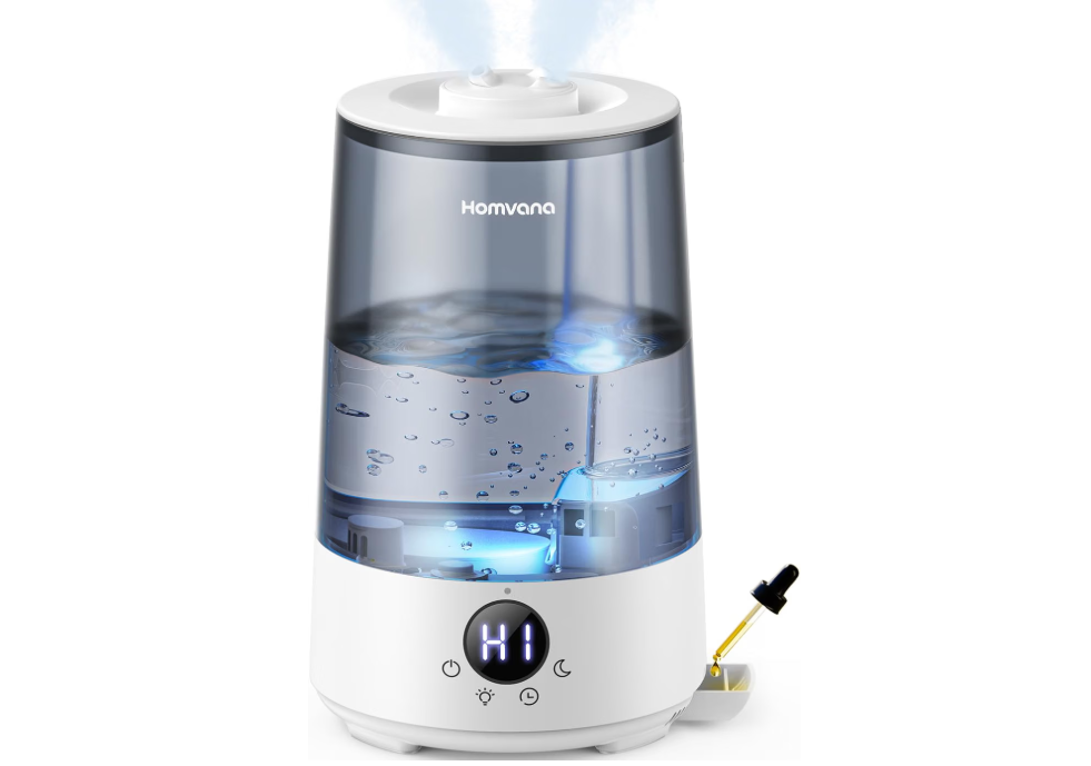 Homvana Top-Fill Cool Mist Humidifiers for Bedroom