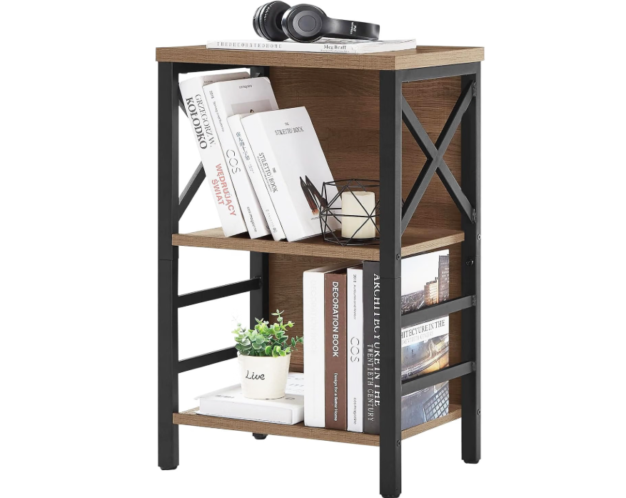 MNEETRUNG Small Bookshelf