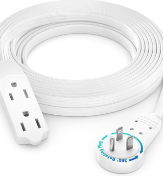 Maximm Rotating Flat Plug Extension Cord