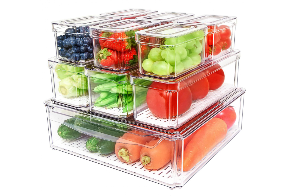 POMEAT 10 Pack Fridge Organizer