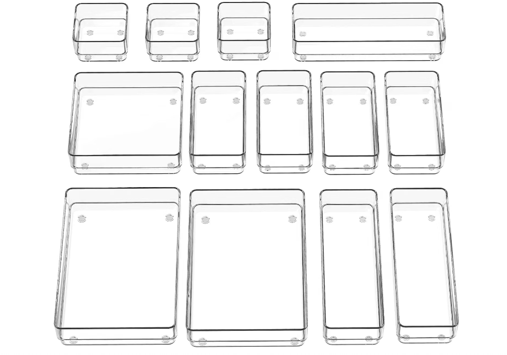 SMARTAKE 13 PCS Drawer Organizer