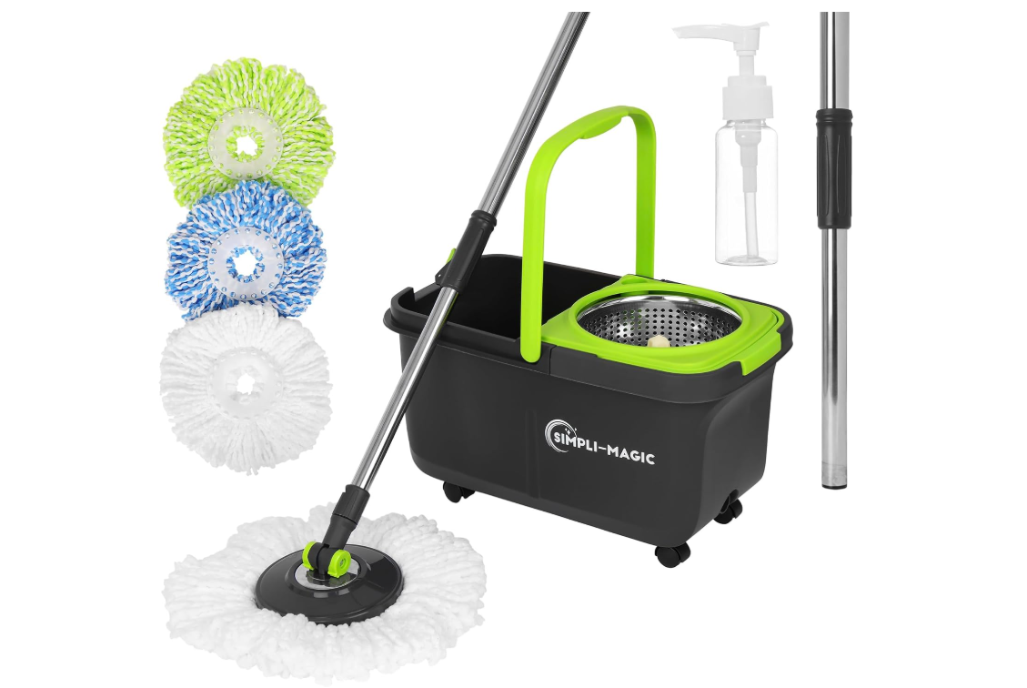 Simpli-Magic 360° Spin Mop and Bucket