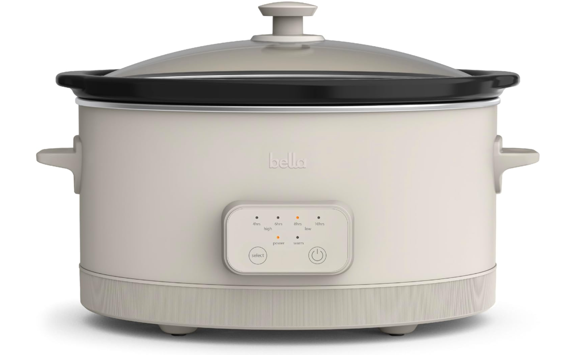 BELLA SAVOR 6-Quart Programmable Slow Cooker