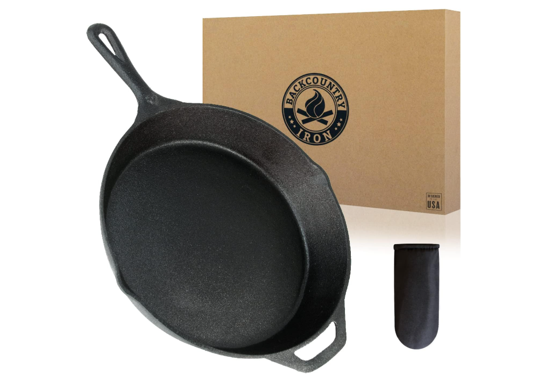 Backcountry Iron Pre-Seasoned Cast Iron Skillet