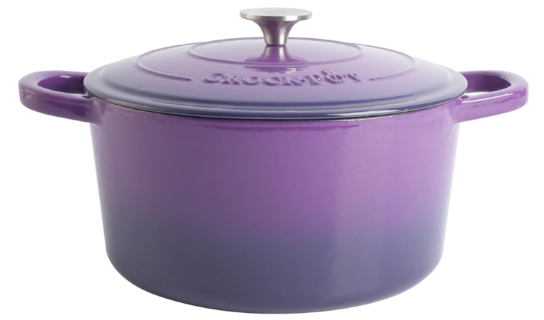 Crock-Pot Artisan 7-Quart Round Enameled Cast Iron Dutch Oven