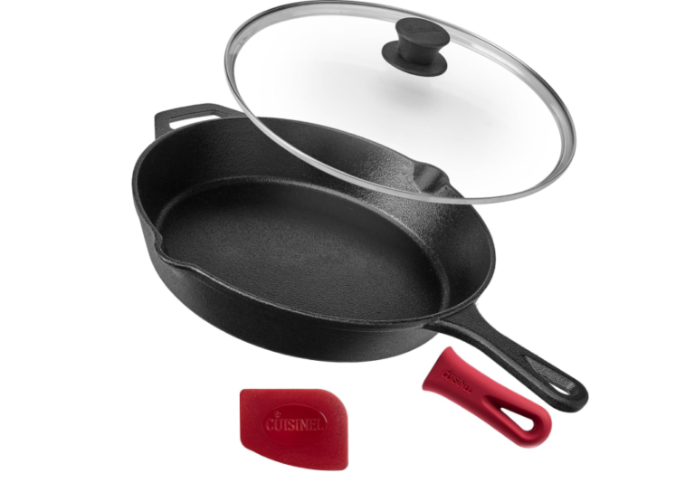 Cuisinel Cast Iron Skillet with Lid