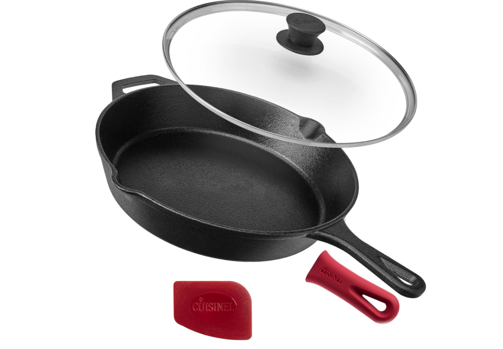 Cuisinel Cast Iron Skillet with Lid