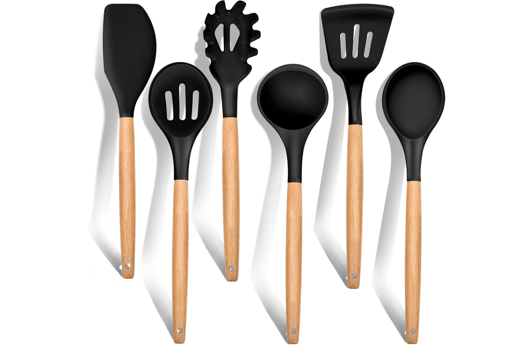 E-far 6-Piece Silicone Cooking Utensil Set