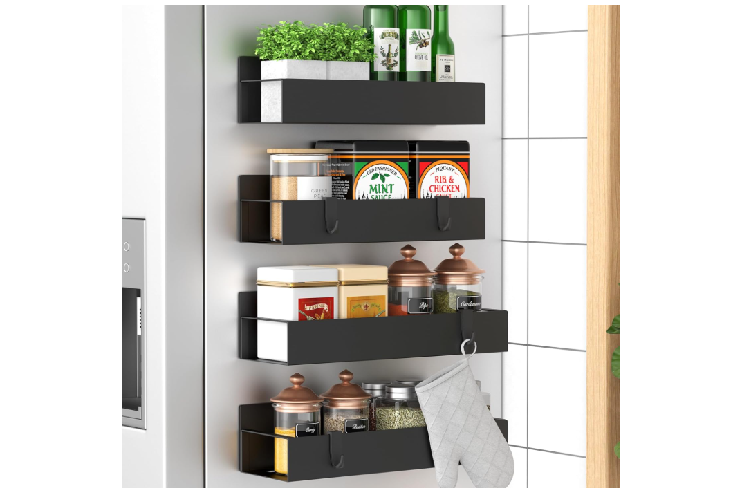 HuggieGems Metal Magnetic Spice Rack