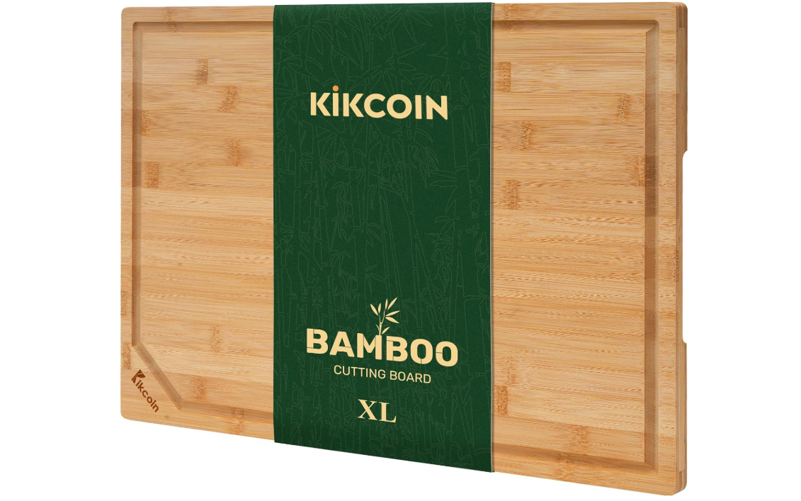 Kikcoin Bamboo Cutting Board