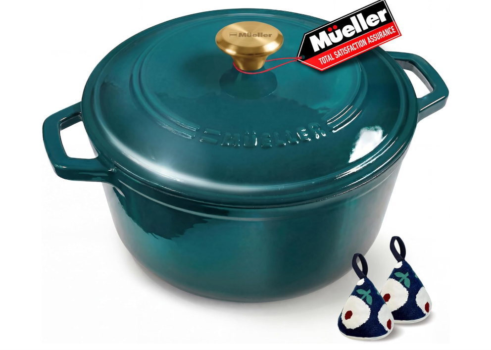Mueller DuraCast Enameled Cast Iron Dutch Oven