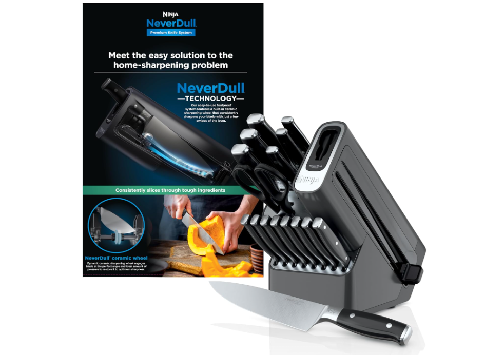 Ninja NeverDull 17-Pc Knife Block Set