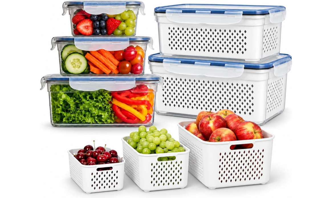 RockBerry Large Fruit Storage Containers